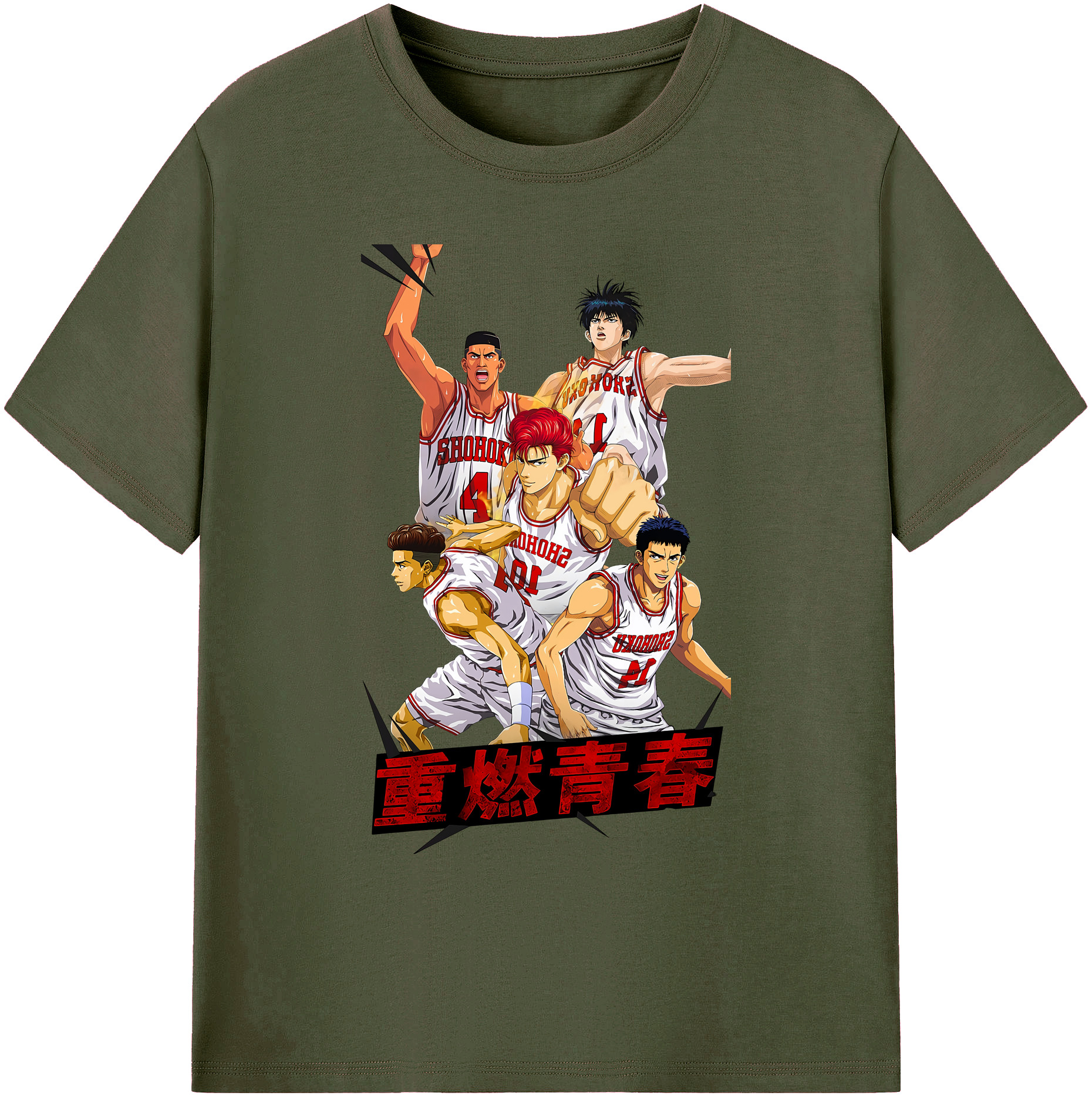 （画像用） SLAM DUNK／スラムダンク 綿100％ メンズ半袖Tシャツ｜肌触りやわらか＆通気性